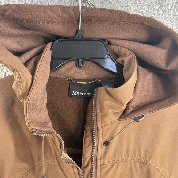 Marmot Womens Jacket Zip Bomber Sz XL Hooded Fleece Lined Active Athletic Outdoo - Picture 8 of 12